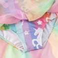 thumbnail image 6 of Gymnastics Leotards for Girls Unicorn Aurora Rainbow Mermaid Dinosaur Cupcake Sparkle Biketard Toddlers Kids Children, 6 of 6