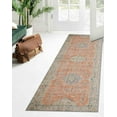 thumbnail image 2 of Farmhouse Decor Rug, Orange Rug, Easy to Clean Rug, Salon Decor Rugs, Home Decor Rugs, Oushak Rugs, Kitchen Rug, Rugs, Front Door Rug, 2.6'x9.2' - 80x280 cm, 2 of 5