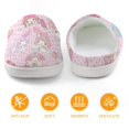 thumbnail image 5 of Kids Slippers Kuromi And My Melody House Slippers Warm Soft Plush Slipper Anti-Slip Winter Fluffy House Shoes for Boys Girls, 5 of 7