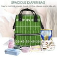 thumbnail image 3 of Lafuoo American Football Field2 Pattern Multifunctional Mommy Backpack, Large Capacity Multi-pocket Waterproof Backpack, Suitable for Women to Travel, Shopping-One Size, 3 of 6