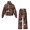 Bookshelf Cat, variant on CHAQLIN Double Sided Cloth Womens Lounge Sets 2 Piece Outfits for Shopping Indoor Weekend, Elastic Cuff Soft Women's Casual Outfit, Dachshund Heart Print