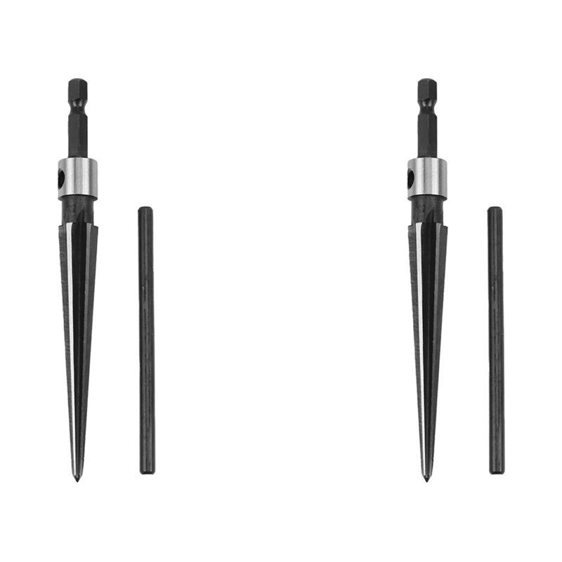 2X Taper Reamer 313mm Hex Reamer Fluted Hand Steel Bridge Pin Hole