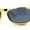 Gold - Black, variant on Trendy 90s Sport Wrap Thick Bevel Plastic Oval Sunglasses All Black