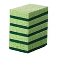 thumbnail image 3 of Natural Wood Pulp Sponges - 5 Pack Reusable Compressed Cellulose Cleaning Sponges - Biodegradable Kitchen Scrub Sponges - 5-Pack, 3 of 8