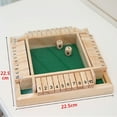 thumbnail image 3 of Card Flipping Dice Game for Math and Strategy Skills, Two Game Modes for 2-4 Players and Family Bonding, Educational Wooden Set for Cognitive Development and Screen-Free Fun, 3 of 9