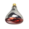 thumbnail image 3 of BONGBADA Lot de 2 Lampes Thermiques 250 Watts Ampoules Infrarouges Ampoule en Verre Rouge pour Service Alimentaire, Ampoule pour Couveuse, Poussins, Animal de Compagnie, Salle de Bain, Utilisation en Luminothérapie E26 B, 3 of 7