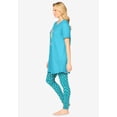 thumbnail image 3 of Dreams & Co. Plus Size Graphic Tunic PJ Set, 3 of 6
