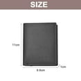 thumbnail image 2 of 1PCs Men's Wallet Short Wallet Business Leisure Wallet Fashion Card Bag - black, 2 of 5