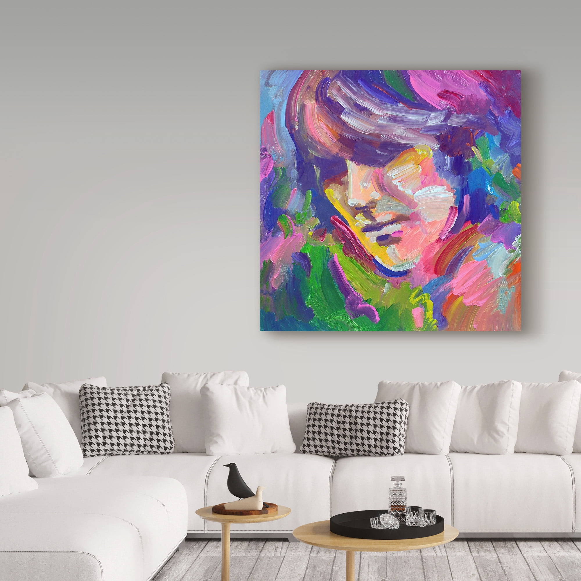 Trademark Fine Art 'George Harrison Portrait' Canvas Art by Howie Green