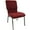 Maroon/ Silver, variant on Flash Furniture Advantage 18.5" Fabric Church Chair in Maroon with Book Rack