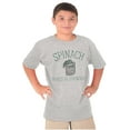 thumbnail image 4 of Spinach Makes Ya Stronger Popeye Crewneck T Shirts Boy Girl Teen Brisco Brands M, 4 of 5
