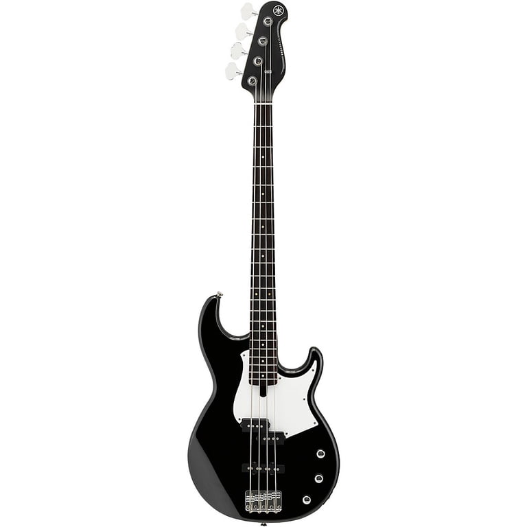 Yamaha BB234 Electric Bass Guitar, Black with White Pickguard