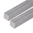 thumbnail image 1 of Uxcell 2 Pcs Square Steel Rod Bar, 3/8"x3/8"x13" A36 Square Steel Bar Stock, Cold Drawn Key Stock Precision, for Keyways Structural Support Industrial Machinery DIY Craft Home, 1 of 6