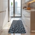 thumbnail image 4 of Black Leopard Pattern Kitchen Rug Mat,Kitchen Runner Rugs Non Skid Washable,Decorative Kitchen Floor Mats for Kitchen,Sink,Laundry,17"x47.2", 4 of 7