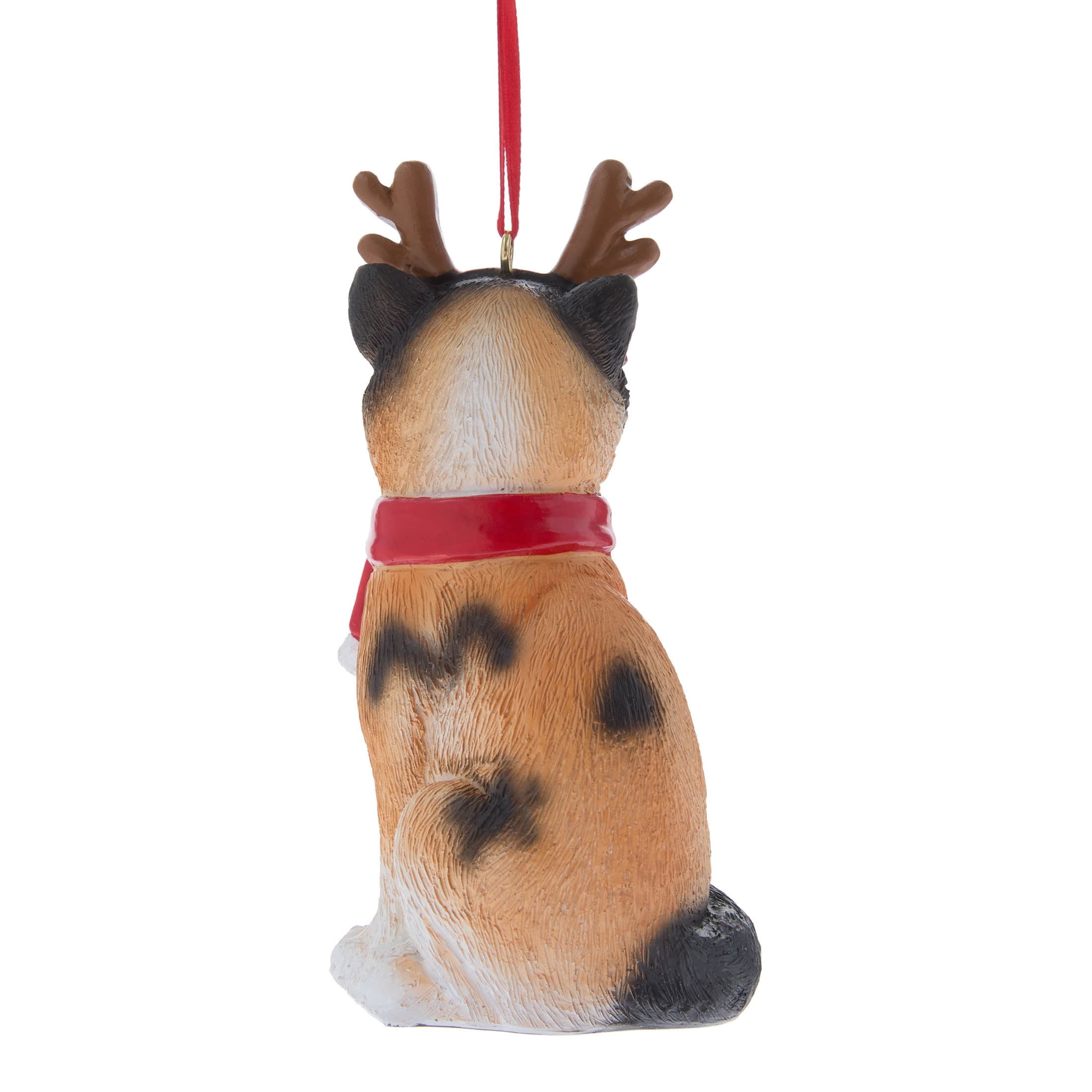 Multicolor Cat with Antlers Christmas Ornament, 5", by Holiday Time