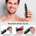 thumbnail image 4 of 3 in 1 Electric Ear Nose Hair Trimmer Clipper, 2026 Professional Painless Magnetic Facial Hair Trimmer with 7500 RPM Motor, Wet/Dry Use for Men Women, 250mAh, 4 of 10