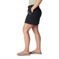 thumbnail image 3 of Columbia Women Regular fit Mid Rise Sweat Shorts Large Grey Solid, 3 of 6