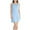Blue, variant on Kaemgyyd Women Sleep Dress Soft Solid Color V Neck Spaghetti Strap Sleepwear Summer Sleeveless Scoop Neck Camis Nightgown