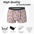 thumbnail image 2 of Men's Boxer Briefs, Different Avocados Soft Comfy Mens Underwear Boxer Briefs Breathable With Widen Waist, 2 of 7