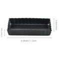 thumbnail image 2 of 8 Pcs Non-Stick Quiche Tart Pans Rectangle with Removable Bottom,Fluted Tart Tin for Fruit Pie Cake Biscuit Baking, 2 of 6