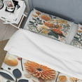 thumbnail image 4 of Designart "Colorful Mid Century Midcentury botanics II" Abstract Bedding Covert Set - Abstract Midcentury Multi-Color Mid-Century Bed Set With 1 Sham, 4 of 6