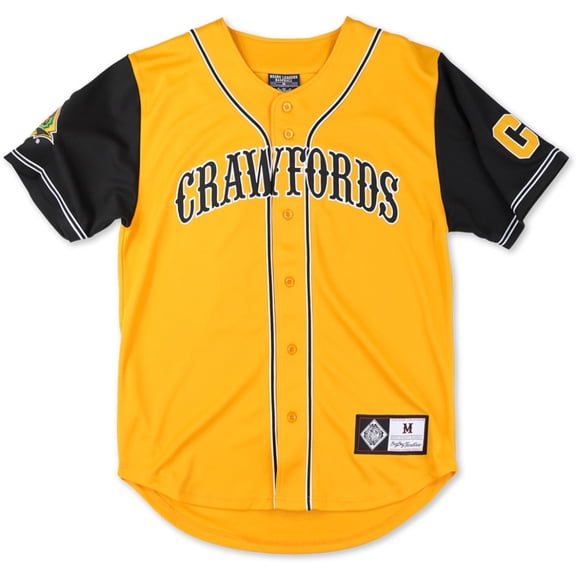 Big Boy Pittsburgh Crawfords S5 Adult Baseball Jersey [Gold - S]