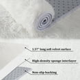 thumbnail image 5 of GlowSol 10' x 13' Large Shag Rug Modern Shag Area Rug Ultra Soft Fluffy Rug Thick Plush Rug High Pile Non-Shedding Shaggy Rug for Living Room Bedroom, White, 5 of 5