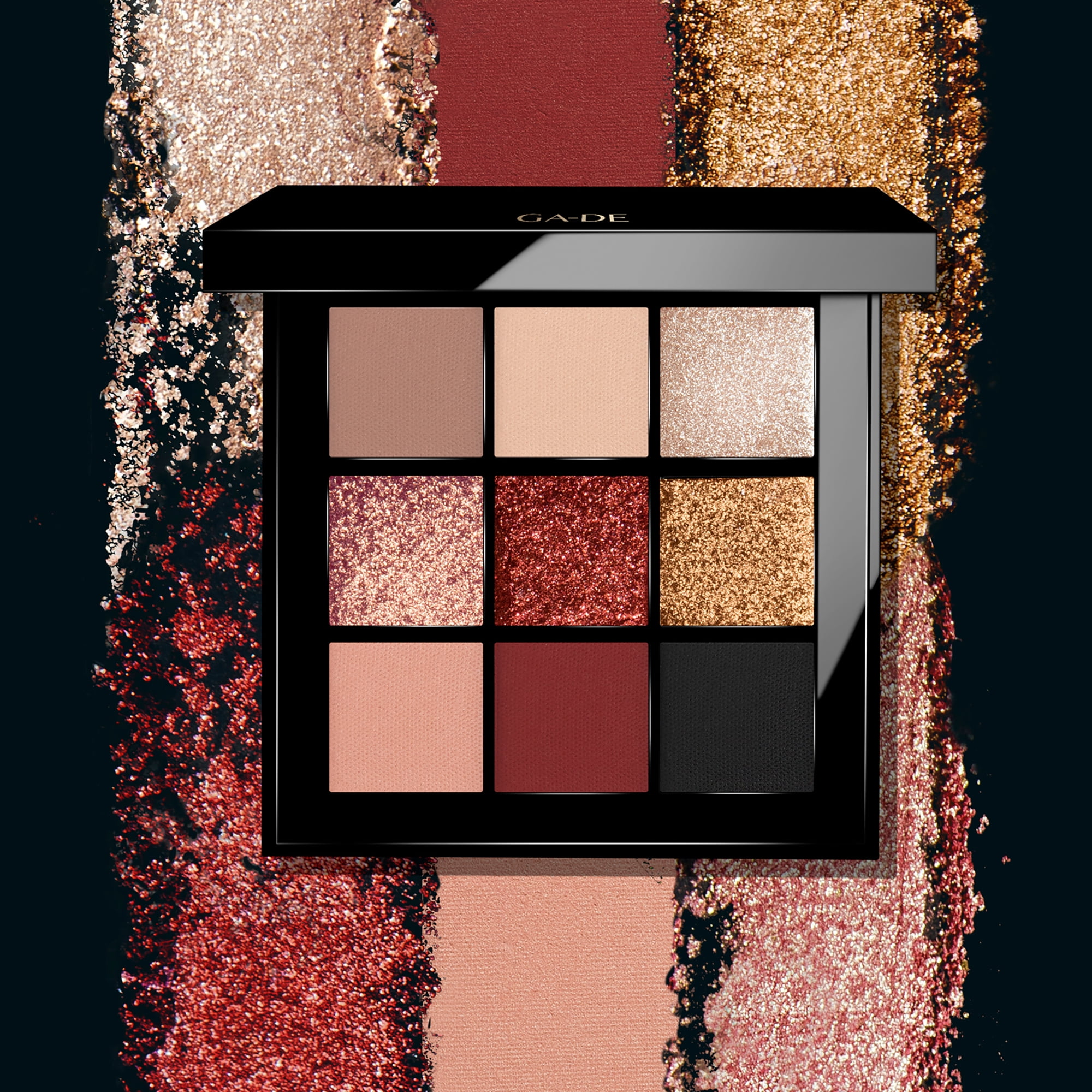 GA-DE Velveteen Eyeshadow Palette - 51, Eye Shadow, 0.0286 oz
