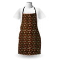 thumbnail image 3 of Autumn Apron, Warm Tones Fall Season Simple Leafs Trees Flowers Composition Print, Unisex Kitchen Bib with Adjustable Neck for Cooking Gardening, Adult Size, Chocolate and Turquoise, by Ambesonne, 3 of 4