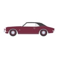 thumbnail image 3 of 1/64 1968 Chevrolet Camaro SS 396 Maroon, GreenLight Muscle Series 29 13360-A, 3 of 3
