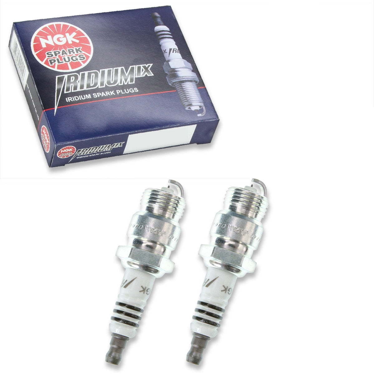 2 pc NGK 7510 Iridium IX Spark Plugs for 4000 4026 4226 6200 AP124 AP45 AP46 AP5125 APP45 APP46 APP5125 DR7BP DR8BPX DR9BPX Ignition Wire Secondary Fits select: 1966-1973 FORD MUSTANG