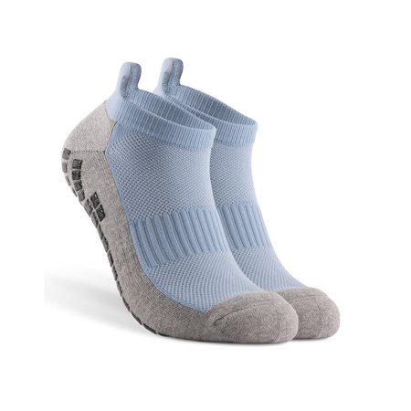 

maytalsoy 2Pcs Football Socks Indoor Fitness Shoes Footwear Bottom Sock Wear-resistant Short Tube Basketball Running Yoga Beach Sky-Blue