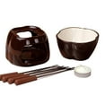 thumbnail image 2 of Maoww Chocolate Fondue Set Chocolate Cheese Fondue Pot Ceramic Fondue Set for Melting Chocolate Cheese, 2 of 9