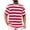 Red, variant on Dvprdro Mens Oversized Workout Tops Short Sleeve Crew Neck Striped Tees Sports Tees Gym Wear