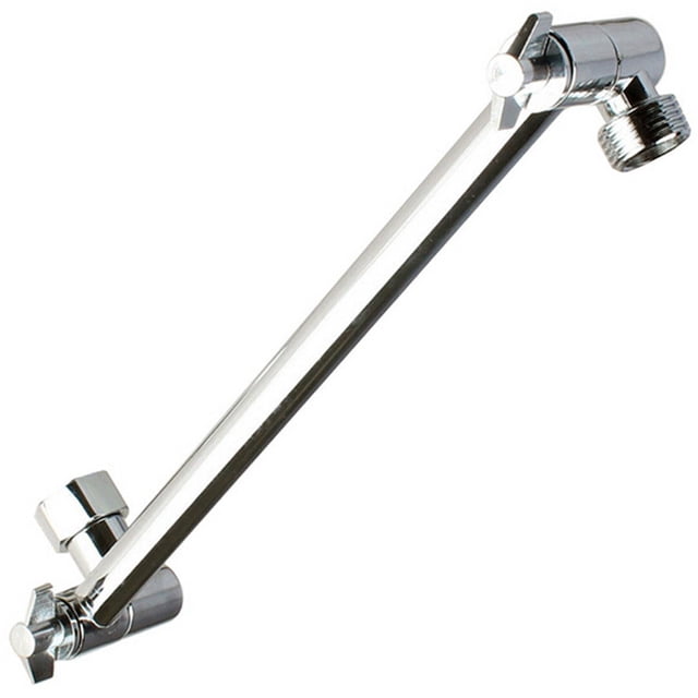 Brazo de ducha ajustable Conexión universal, brazo de extensión de ducha de latón macizo, ángulo de ajuste para mejorar la experiencia de ducha, fácil de instalar, antifugas