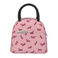 thumbnail image 1 of Balery Dachshund Dog Puppy Bolsa de Almuerzo para Mujeres, Caja de Almuerzo, Bolsa de Almuerzo Pequeña Impermeable, Tote de Almuerzo Reutilizable con Gran Capacidad, 1 of 6