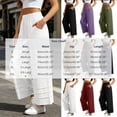 thumbnail image 4 of Liuinsasek Cotton-Linen Pants for Women Solid-Color Loose Casual High Waist Slimming Elastic Waistband Lightweight Trousers, 4 of 10