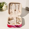 thumbnail image 6 of Flamingo Travel Portable Square Jewelry Boxes Display Case - Travel Organizer for Girls and Women, 6 of 6