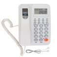 thumbnail image 1 of KXT2027CID Stationary Corded Phone Adjustable Volume Caller ID Semi Hands Hree Fixed Telephone for Office Hotel (White ), 1 of 1