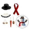 thumbnail image 4 of Apeya Christmas Snowman Decorating Making Kit Outdoor Fun Winter Holiday Party Snowman DIY Craft Kit Decoration Gift for Kids Family Activity Winter Toys, 4 of 6