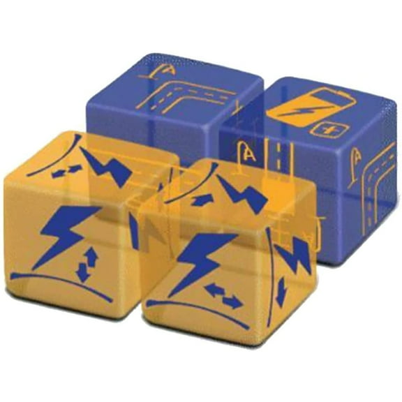 Railroad InK: Electricity Expansion Pack - For Railroad Ink or Railroad Ink Challenge Core Games, Ages 8 , 1  Players, 15-30 Min