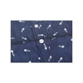 thumbnail image 5 of MODA NOVA Big & Tall Men's Shirts Short Sleeve Button Down Floral Printed Shirt Dark Blue 38, 5 of 6