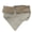 green brown pattern, variant on Feeding Drool Bib Cotton Saliva Towel with Button Soft Triangle Handkerchief Towel Baby Accessory