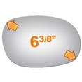 thumbnail image 4 of Burco 3640 Passenger Side Convex Replacement Mirror Glass for Chrysler 300M, 4 of 4
