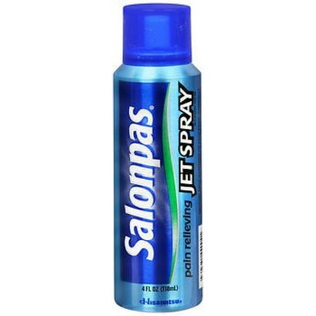 Salonpas Pain Relieving Jet Spray, 4 Oz (Best Spray For Neck Pain)