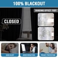 thumbnail image 5 of H.VERSAILTEX 100% Blackout Curtains Camellia Floral Printed Drapes Leah Floral Thermal Bedroom Curtains for Living room with Black Liner 2 Panels,52" x 108",Olive, 5 of 6