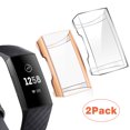 thumbnail image 1 of Compatible with Fitbit Charge 3 Screen Protector, [2 Packs] Soft TPU Bumper Full Around Case Cover Protector for Fitbit Charge 3, 1 of 8
