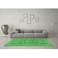 thumbnail image 3 of Ahgly Company Indoor Rectangle Abstract Emerald Green Modern Area Rugs, 2' x 3', 3 of 4