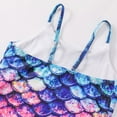 thumbnail image 5 of 2-9T Toddler Little Girls One Piece Swimsuits Mermaid Beach Swimwear Bathing Suit for Beach Wear UPF 50+, 5 of 9