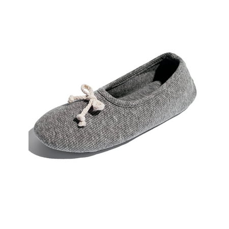 florata ladies house slippers classic terry ballerina slipper with